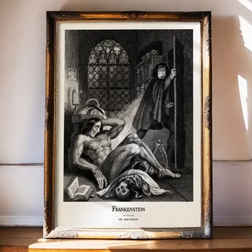 Affiche – Frankenstein ou le Prométhée moderne (1831)