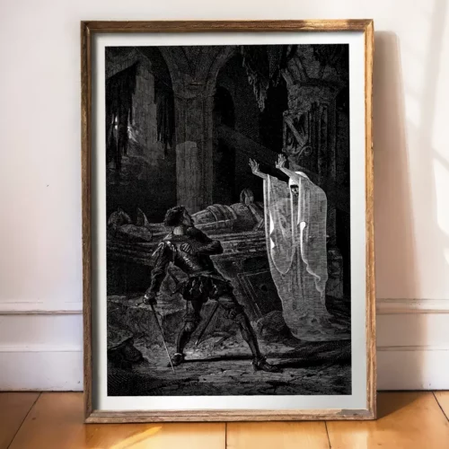 Affiche – Les Spectres (Ghost and Knight) (d'après Amédée Guillemin, 1868)