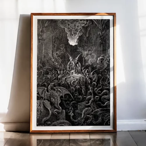 Affiche – Pandæmonium, Palais de Satan (Gustave Doré 1866)