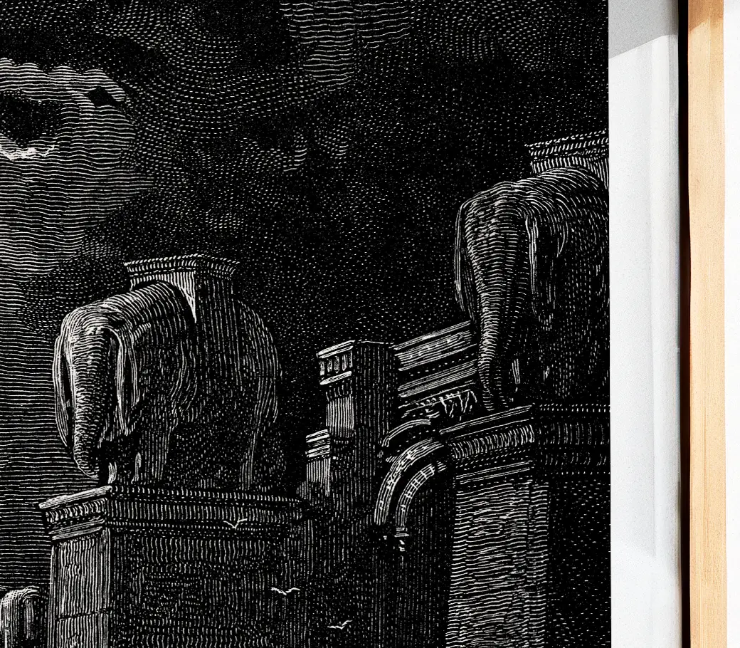 Affiche – Babylone en ruines (Gustave Doré, 1866) – Image 4