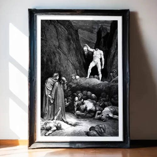 Affiche – Bertrand de Born décapité (Gustave Doré, 1861)