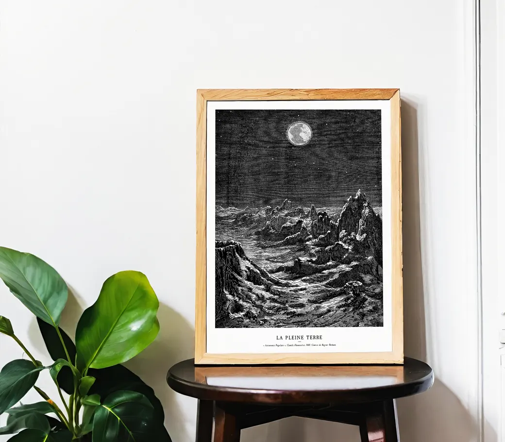 Affiche – La Pleine Terre (Camille Flammarion, 1881) – Image 5