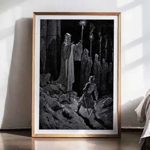 Affiche – Les Chandelles des morts (Gustave Doré, 1849)