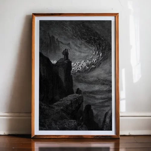 Affiche – Dante : La tempête de l’Enfer (Gustave Doré, 1861)