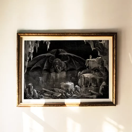 Affiche – Satan prisonnier des glaces (Gustave Dore, 1861)