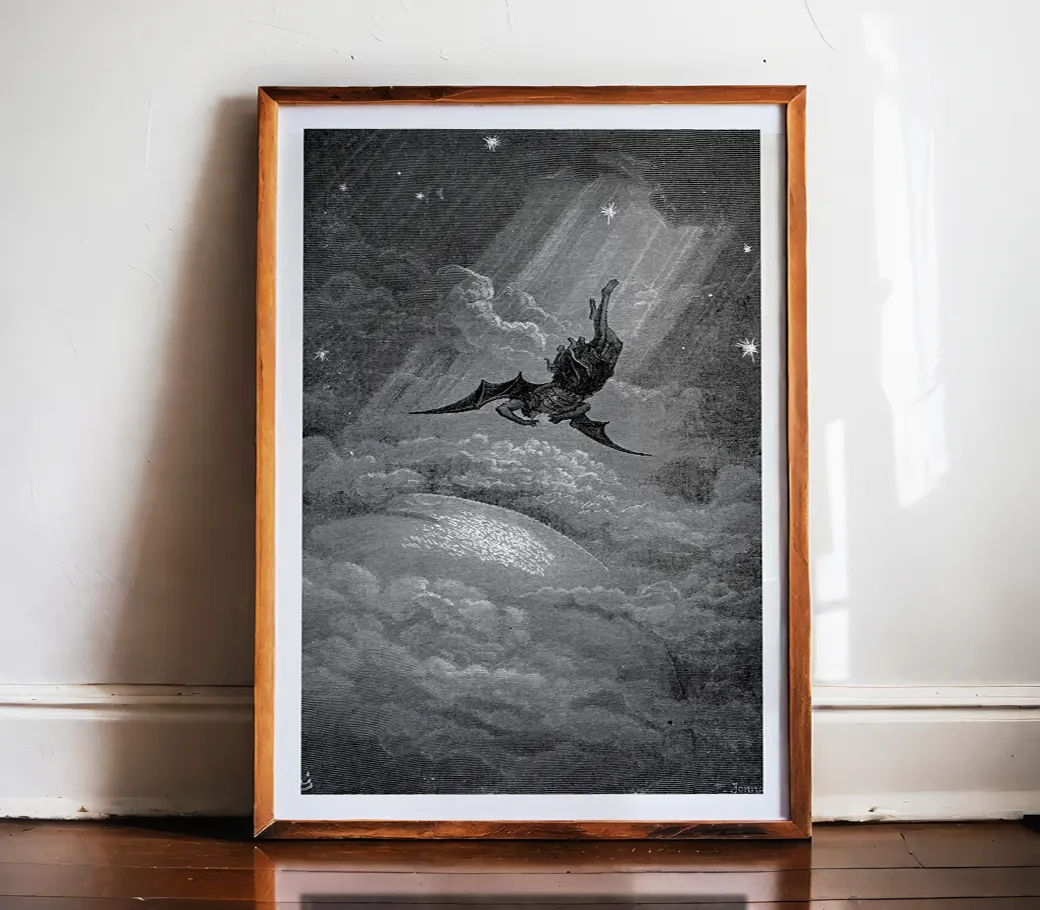 Affiche – La Chute de Satan (Gustave Doré, 1866)