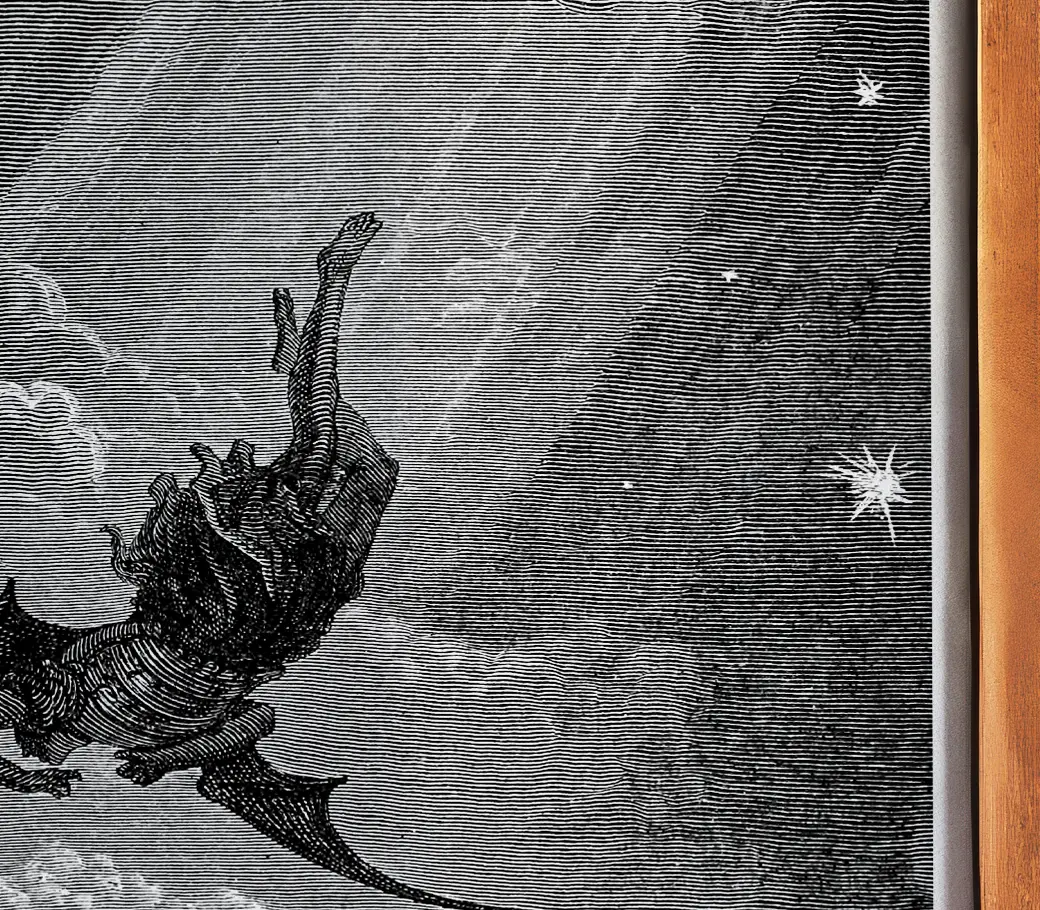 Affiche – La Chute de Satan (Gustave Doré, 1866) – Image 2