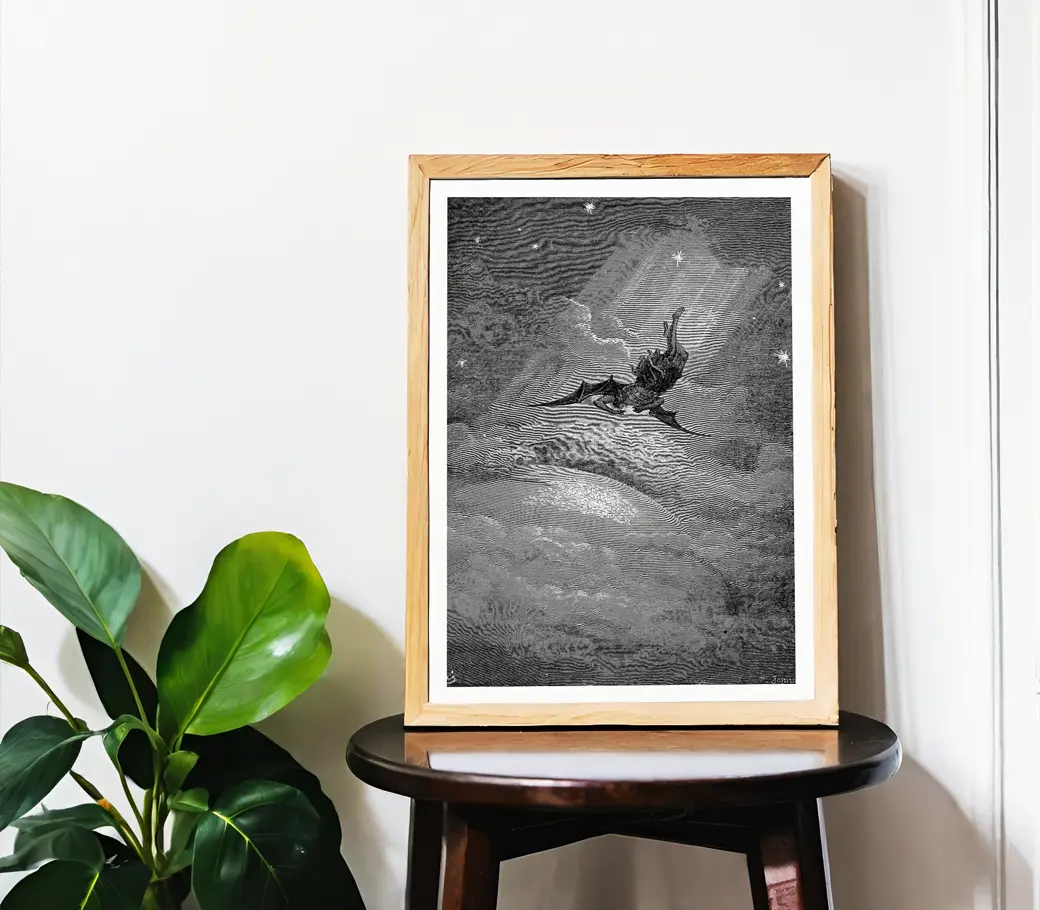 Affiche – La Chute de Satan (Gustave Doré, 1866) – Image 4