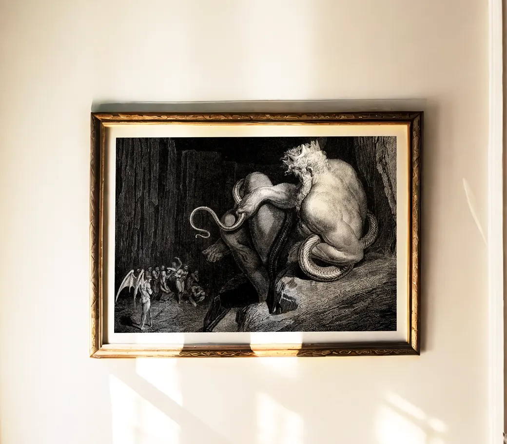 Affiche – Minos, juge des Enfers (Gustave Dore, 1861)