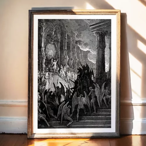 Affiche – Le Conseil infernal (Gustave Doré, 1866)