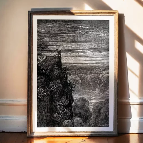 Affiche – Satan contemple l’Éden (Gustave Doré, 1866)