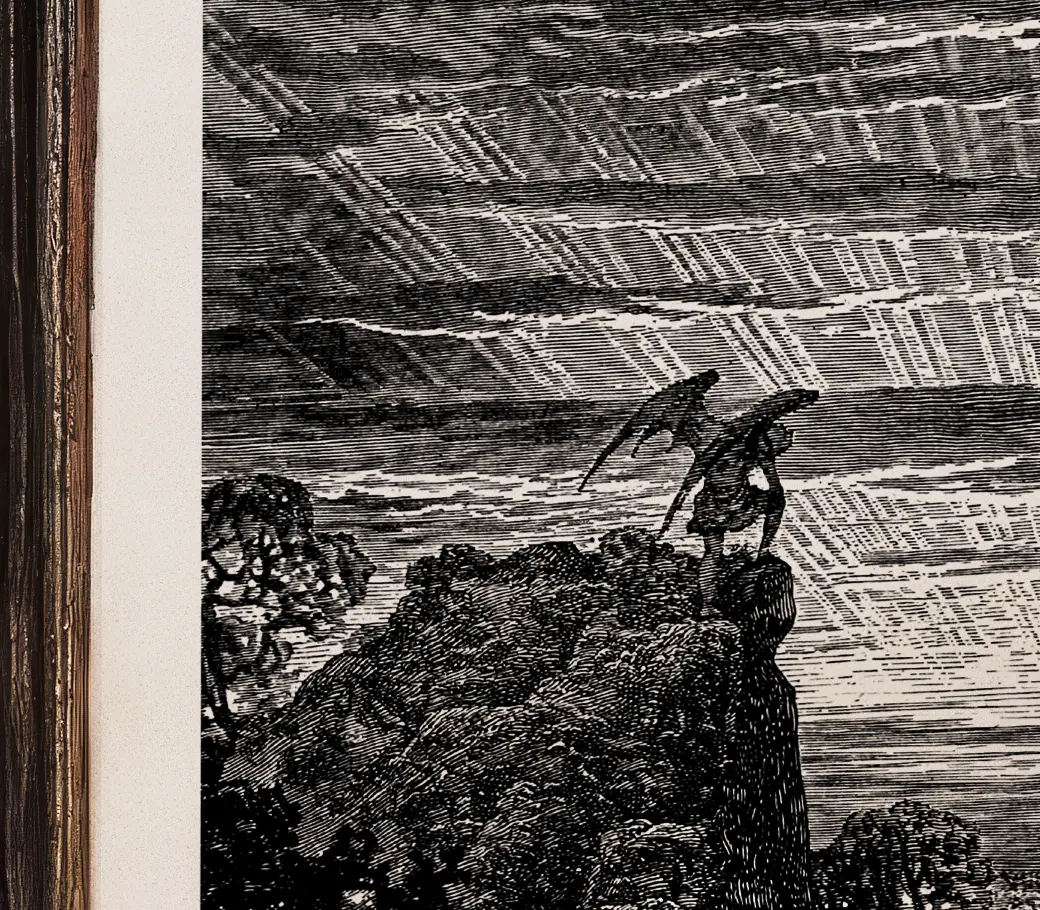 Affiche – Satan contemple l’Éden (Gustave Doré, 1866) – Image 2