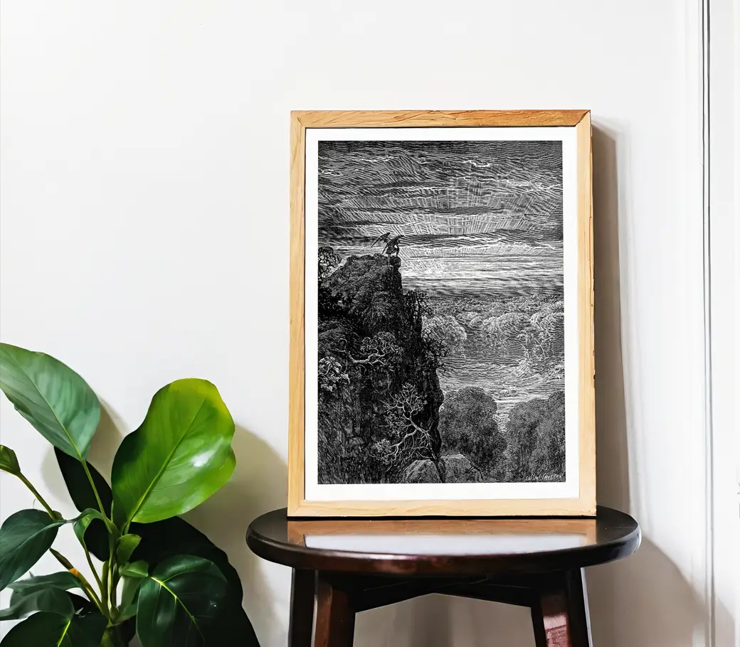 Affiche – Satan contemple l’Éden (Gustave Doré, 1866) – Image 4