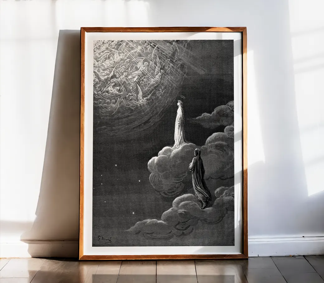 Affiche – Paradiso, Canto XIV (Gustave Doré, 1866)