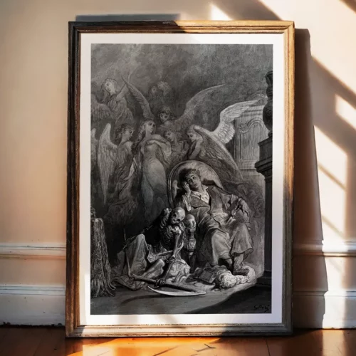 Affiche – Le narrateur et la Mort (Gustave Doré, 1884)