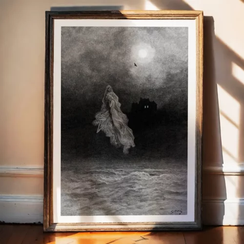 Affiche – La Mort emportant Lenore (Gustave Doré, 1884)