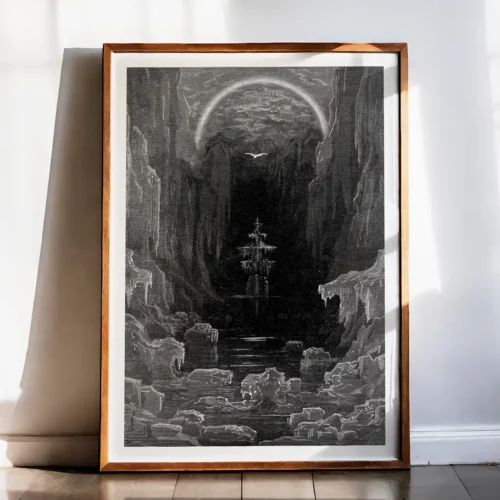 Affiche – The Rime of the Ancient Mariner : L’apparition de l’Albatros (Gustave Doré, 1876)