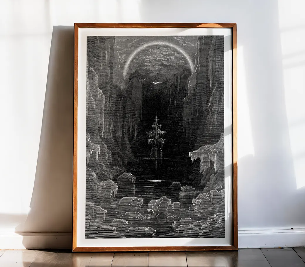 Affiche – The Rime of the Ancient Mariner : L’apparition de l’Albatros (Gustave Doré, 1876)