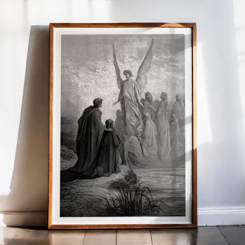 Affiche – Dante : Le bateau des âmes (Gustave Doré, 1868)